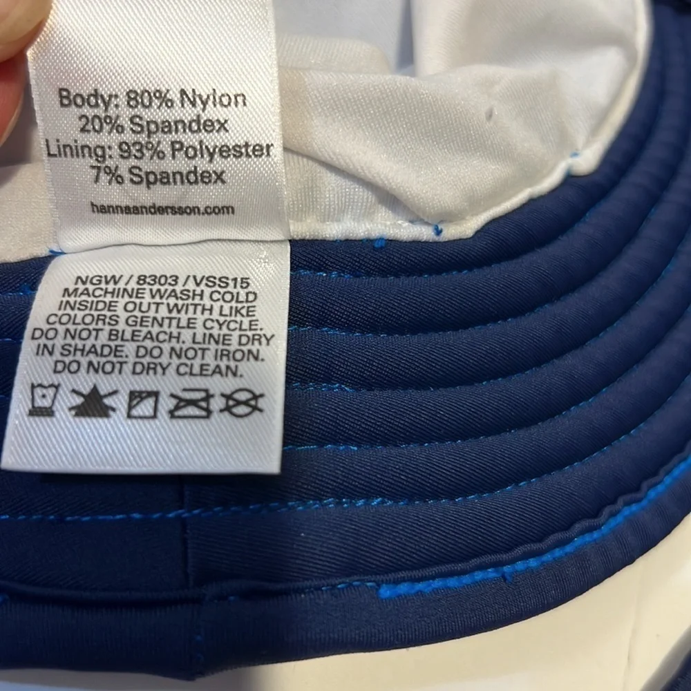 Hannah Anderson Nautical Kids Bucket Hat Size Small